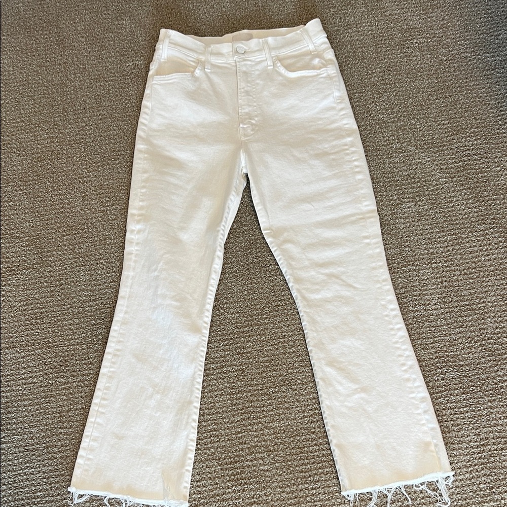 MOTHER The Hustler Ankle Fray Jean